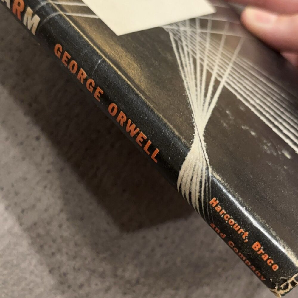 Animal Farm George Orwell 1946 1st Edition book of month HC DJ Harcourt Brace - Picture 4 of 16
